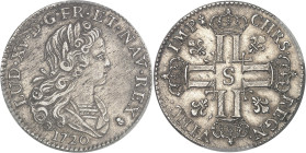 FRANCE / CAPÉTIENS
Louis XV (1715-1774). Petit louis d’argent 1720, S, Reims.PCGS AU55 (42456716).
Av. LUD. XV. D. G. FR. ET. NAV. REX (différent). Bu...