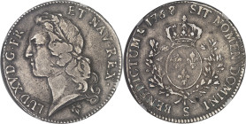 FRANCE / CAPÉTIENS
Louis XV (1715-1774). Écu au bandeau 1768/7, S, Reims.NGC XF 45 (6633192-041).
Av. LUD. XV. D. G. FR. ET NAV. REX. Tête à gauche du...