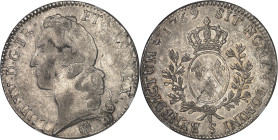 FRANCE / CAPÉTIENS
Louis XV (1715-1774). Écu au bandeau 1769, S, Reims.NGC AU DETAILS CLEANED (6633192-042).
Av. LUD. XV. D. G. FR. ET NAV. REX. Tête ...