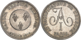 FRANCE
Louis XVIII (1814-1824). Module de 2 francs, Alexandre Ier Pacificateur de l’Europe 1814, Paris.PCGS SP62 (45862928).
Av. GALLIA REDDITA EUROPA...