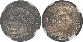 FRANCE
IIe République (1848-1852). 20 centimes Cérès 1850, BB, Strasbourg.NGC UNC DETAILS STAINED (6633192-017).
Av. RÉPUBLIQUE FRANÇAISE. Tête de la ...