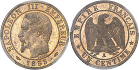FRANCE
Second Empire / Napoléon III (1852-1870). Un centime tête nue 1853, A, Paris.PCGS MS65+RB (42977087).
Av. NAPOLEON III EMPEREUR/ (différent) (d...