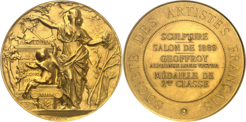 FRANCE
IIIe République (1870-1940). Médaille d’Or, Société des Artistes Français...