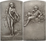 FRANCE
IIIe République (1870-1940). Plaque, la Viticulture, par L. Coudray ND (1902), Paris.
Av. VITICULTURE. Allégorie de la Viticulture sous la form...