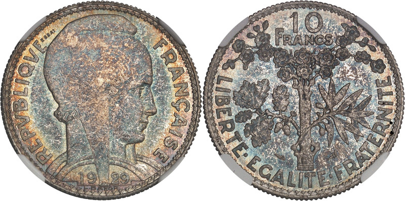 FRANCE
IIIe République (1870-1940). Essai de 10 francs, concours de 1929, par Ba...