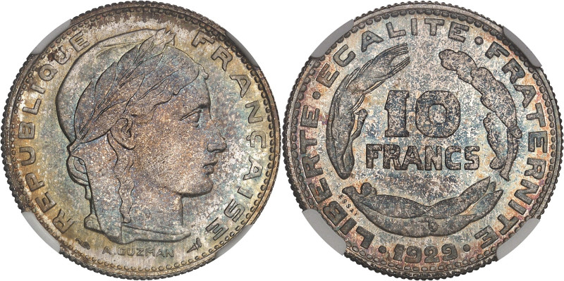 FRANCE
IIIe République (1870-1940). Essai de 10 francs, concours de 1929, par Gu...