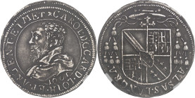 FRANCE / FÉODALES
Alsace, évêchés de Strasbourg et Metz, Charles de Lorraine (1593-1607). Teston ou tiers de thaler 1605, Strasbourg.NGC AU 50 (663319...