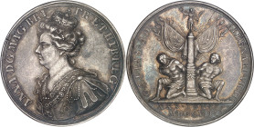 GRANDE-BRETAGNE
Anne (1702-1714). Médaille, victoire sur les Français à la bataille d’Audenarde, par John Croker 1708, Londres.NGC AU 58 (6632266-021)...