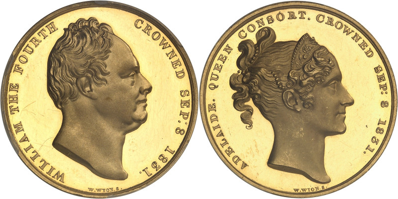 GRANDE-BRETAGNE
Guillaume IV (1830-1837). Médaille d’Or, couronnement de Guillau...