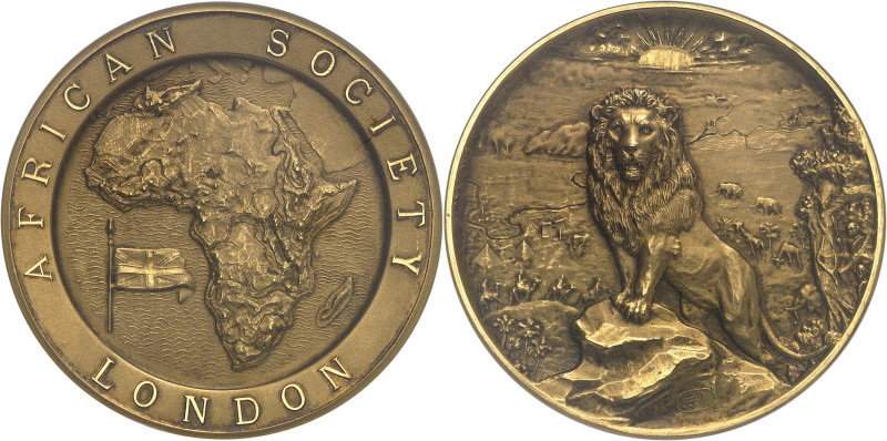 GRANDE-BRETAGNE
Georges V (1910-1936). Médaille d’Or, African Society de Londres...