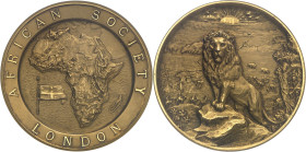 GRANDE-BRETAGNE
Georges V (1910-1936). Médaille d’Or, African Society de Londres, attribuée au général Sir Reginald Wingate ND (c.1919-1922), Londres....