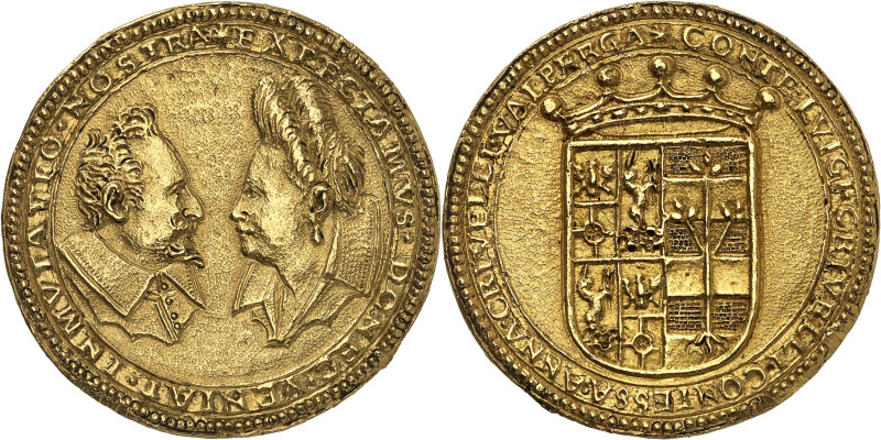 ITALIE
Lomello (comté de), famille Crivelli (1450-1760). Médaille d’Or (fonte), ...