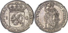 PAYS-BAS
Utrecht, République des Sept Provinces-Unies des Pays-Bas (1581-1795). Gulden (florin) 1764, Utrecht.NGC AU 58 (6632266-007).
Av. MO: ARG: OR...