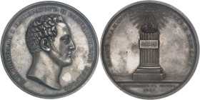 RUSSIE
Nicolas Ier (1825-1855). Médaille, Couronnement de Nicolas Ier, par V. Alexeev et I. Lavretsov 1826, Saint-Pétersbourg.NGC UNC DETAILS REV DAMA...