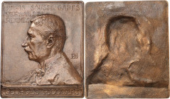 TUNISIE
IIIe République (1870-1940). Plaque, fonte de bronze uniface, Georges Picquart, par Henry Nocq ND (c.1910), Paris.
Av. PARIS SOUSSE GABES VERS...