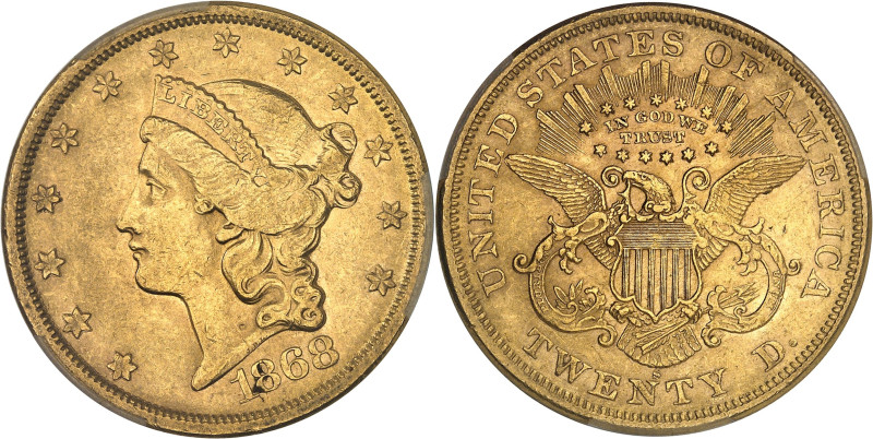 USA
République fédérale des États-Unis d’Amérique (1776-à nos jours). 20 dollars...