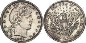 USA
République fédérale des États-Unis d’Amérique (1776-à nos jours). Demi-dollar à la Liberté ou demi-dollar Barber (Barber half dollar), Flan bruni ...
