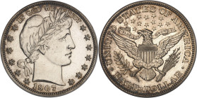 USA
République fédérale des États-Unis d’Amérique (1776-à nos jours). Demi-dollar à la Liberté ou demi-dollar Barber (Barber half dollar), Flan bruni ...