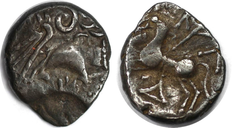 Keltische Münzen. GALLIA. Aedui. Quinar ca. 2./1. Jhdt. v. Chr. Kaletedou-Typ. S...