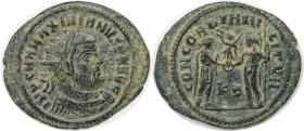 Römische Münzen, MÜNZEN DER RÖMISCHEN KAISERZEIT. Maximianus Herculius (286-310 n. Chr). Antoninianus (2.91 g. 25 mm). Vs.: IMP C M A MAXIMIANVS PF AV...