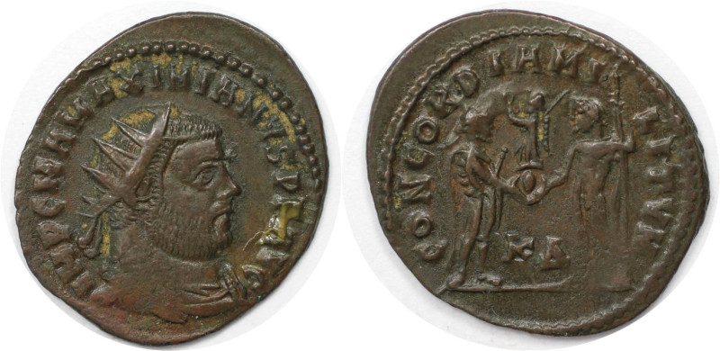 Römische Münzen, MÜNZEN DER RÖMISCHEN KAISERZEIT. Maximianus Herculius (286-310 ...