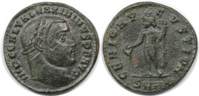 Römische Münzen, MÜNZEN DER RÖMISCHEN KAISERZEIT. Maximinus II. (310-313 n. Chr). Follis 310-311 n. Chr. (4.21 g. 22 mm) Vs.: IMP C GAL VAL MAXIMINVS ...