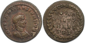 Römische Münzen, MÜNZEN DER RÖMISCHEN KAISERZEIT. Constantinus II. (337-340 n. Chr). Ae 3, 320 n. Chr., Thessalonica. (3,33 g. 19 mm) Vs.: CONSTANTINV...
