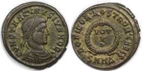 Römische Münzen, MÜNZEN DER RÖMISCHEN KAISERZEIT. Constantinus II. (337-340 n. Chr). Ae 3, 324 n. Chr., Herakleia. (2,84 g. 19 mm) Vs.: CONSTANTINVS I...