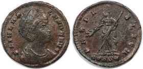 Römische Münzen, MÜNZEN DER RÖMISCHEN KAISERZEIT. Helena. Augusta (324-328/30 n. Chr). Follis 324-330 n. Chr., Konstantinopolis. (1.29 g. 17 mm) Vs.: ...