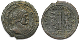 Römische Münzen, MÜNZEN DER RÖMISCHEN KAISERZEIT. Constantinus Junior als Cäsar (317-337 n. Chr). Follis (Lugdunum) 330-335 n. Chr. (2.69 g. 18.5 mm) ...