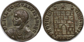 Römische Münzen, MÜNZEN DER RÖMISCHEN KAISERZEIT. Constantius II. (337-361 n. Chr). Ae 3 (3,18 g. 19 mm). Vs.: FL IVL CONSTANTIVS NOB C, Büst n. l. Rs...