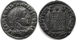 Römische Münzen, MÜNZEN DER RÖMISCHEN KAISERZEIT. Constantius II. (337-361 n. Chr). Follis (3,10 g. 19 mm). Vs.: FL IVL CONSTANTIVS NOB C, Büst n. r. ...