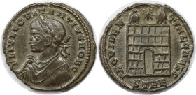 Römische Münzen, MÜNZEN DER RÖMISCHEN KAISERZEIT. Constantius II. (337-361 n. Chr). Follis (2,82 g. 19 mm). Vs.: FL IVL CONSTANTIVS NOB C, Büst n. l. ...