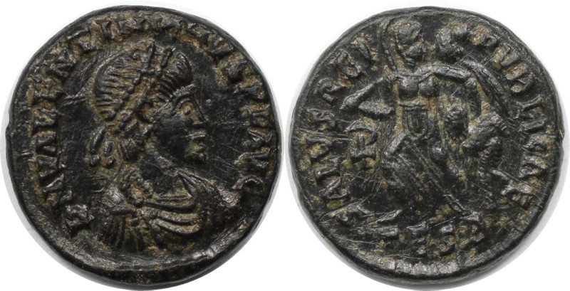 Römische Münzen, MÜNZEN DER RÖMISCHEN KAISERZEIT. Valentinianus II. (375-392 n. ...