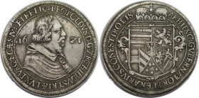 RDR – Habsburg – Österreich, RÖMISCH-DEUTSCHES REICH. Erzherzog Leopold (1619-1632). Taler 1621, Ensisheim. Silber. 28,58 g. Dav. 3346. Sehr schön...