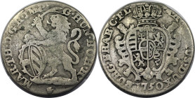 RDR – Habsburg – Österreich, RÖMISCH-DEUTSCHES REICH. Österreichische Niederlande. Maria Theresia (1740-1780). Escalin 1750, Brügge. Silber. 4,60 g. H...