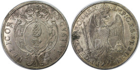 Altdeutsche Münzen und Medaillen, AUGSBURG, STADT. Taler 1626, Mit Titel Ferdinand II. Silber. 29,01 g. Dav. 5021. Fleckige Patina, Vorzüglich