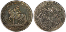 Altdeutsche Münzen und Medaillen, BRANDENBURG IN FRANKEN. Christian Friedrich Karl Alexander (1757-1791). 1/4 Konv.-Taler 1765, Schwabach, auf die Kre...