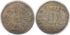 Altdeutsche Münzen und Medaillen, BRANDENBURG IN PREUSSEN. Friedrich III. (1688-1701). 1/12 Taler 1693 ICS. Silber. 3,62 g. Vorzüglich+