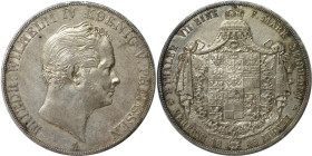 Altdeutsche Münzen und Medaillen, BRANDENBURG IN PREUSSEN. Fiedrich Wilhelm IV. (1840-1861). Vereinsdoppeltaler 1845 A, Silber. Jaeger 74, Thun 258, A...