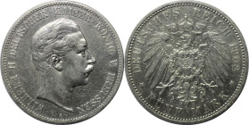 Deutsche Münzen und Medaillen ab 1871, REICHSSILBERMÜNZEN, Preußen, Wilhelm II. (1888-1918). 5 Mark 1902 A. Silber. Jaeger 104. Sehr schön