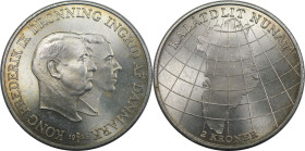 Europäische Münzen und Medaillen, Dänemark / Denmark. Frederik IX. (1947-1972). Tuberkulose-Bekämpfung. 2 Kroner 1953. 15,0 g. 0.800 Silber. 0.39 OZ. ...