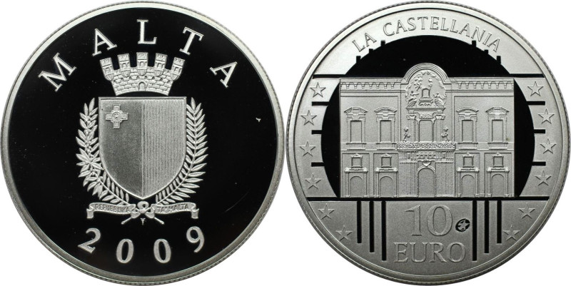 Europäische Münzen und Medaillen, Malta. La Castellania in Valletta. 10 Euro 200...