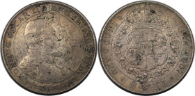 Europäische Münzen und Medaillen, Schweden / Sweden. Oskar II. (1873-1907). 50-jähriges Jubiläum - Hochzeit von König Oscar II. und Lady Sofia. 2 Kron...