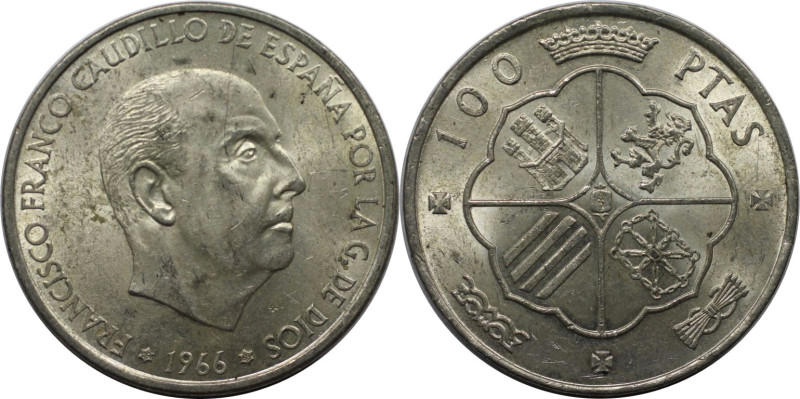 Europäische Münzen und Medaillen, Spanien / Spain. Francisco Franco (1939-1975)....