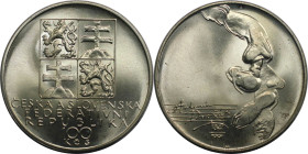 Europäische Münzen und Medaillen, Tschechoslowakei / Czechoslovakia. 150. Geburtstag von Antonín Dvorak. 100 Kronen 1991. 13,0 g. 0.500 Silber. 0.21 O...