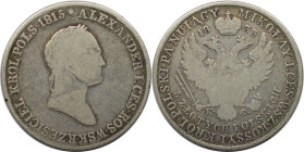 Russische Münzen und Medaillen, Nikolaus I. (1826-1855), für Polen. 5 Zlotych 1833 KG. Silber. Bitkin 990. Schön