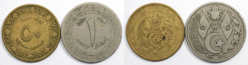 Weltmünzen und Medaillen, Algerien / Algeria, Lots und Sammlungen. 50 Centimes, ...