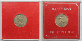 Weltmünzen und Medaillen, Isle of Man. Elizabeth II. 1 Pound 1980. Virenium. KM 44. Stempelglanz