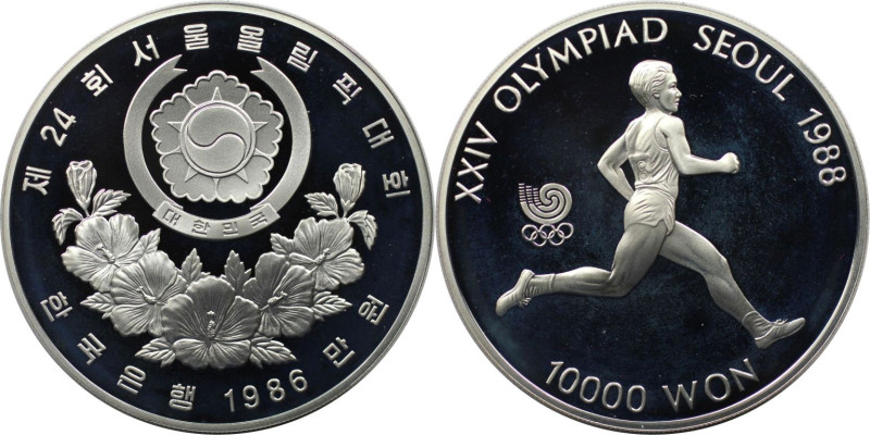 Weltmünzen und Medaillen, Südkorea / Korea South. XXIV. Olympische Sommerspiele,...